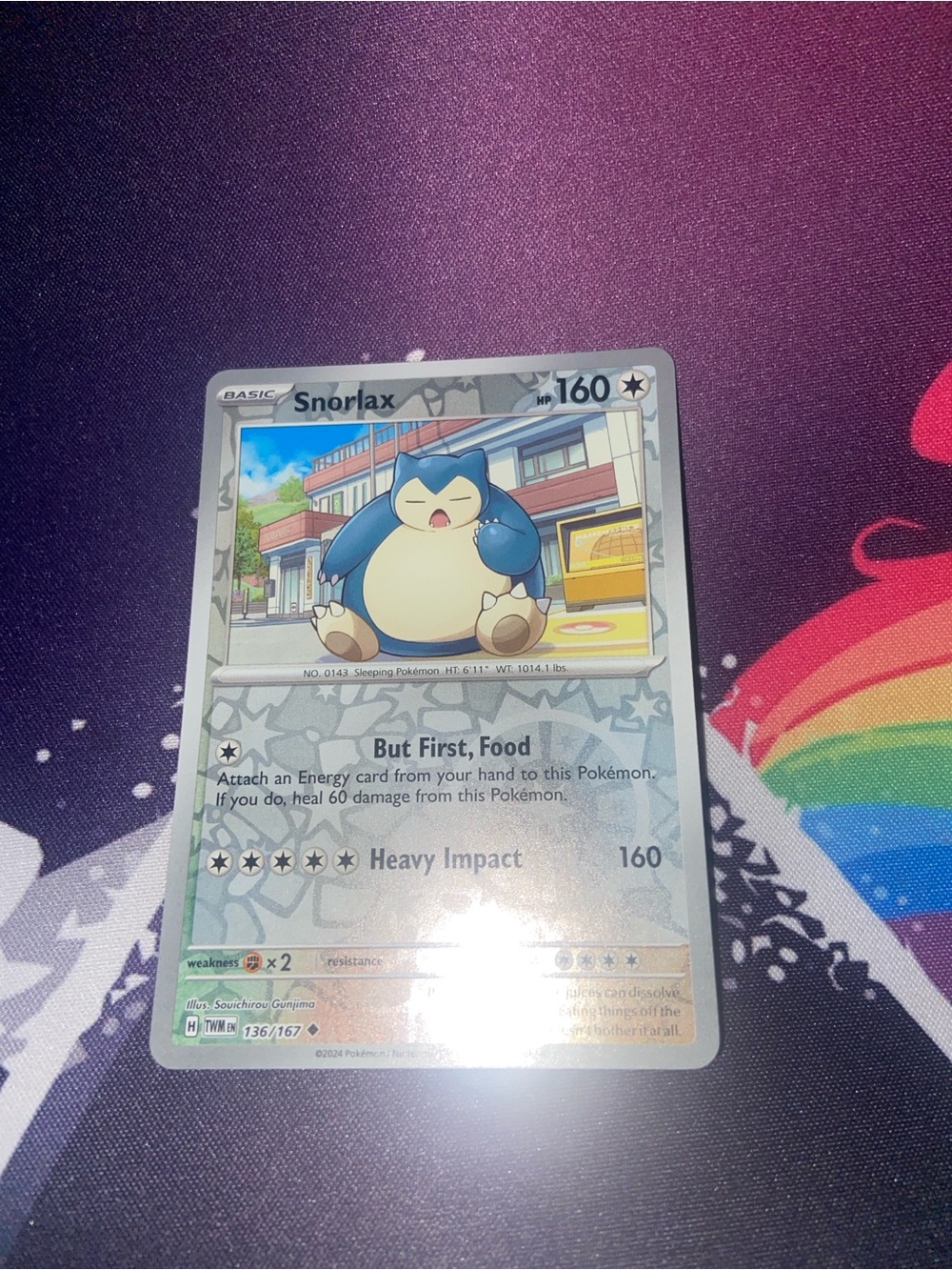 Snorlax Rev Holo (136/167)
